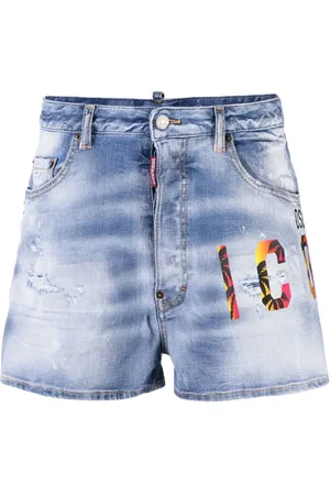 Dsquared2 Denimshorts med lav talje