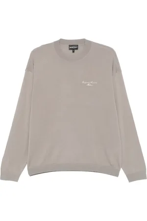 Emporio Armani Sweater i uld med logo
