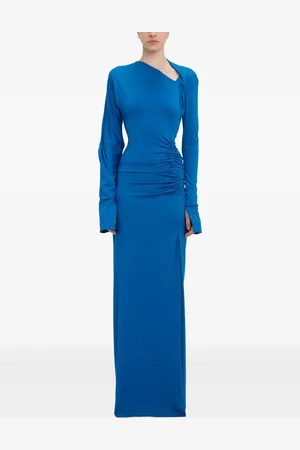 Victoria Beckham Lang draperet kjole