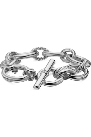 David Yurman DY Mercer Chain diamantarmbånd i sterlingsølv (25 mm)