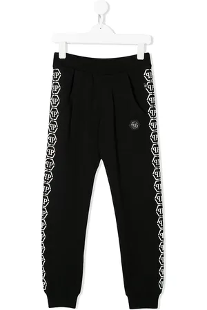 Philipp Plein Joggingbukser med logobånd