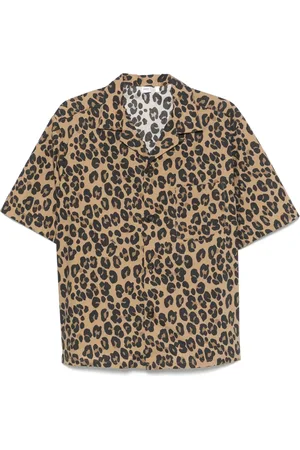 Aspesi Skjorte med leopardtryk