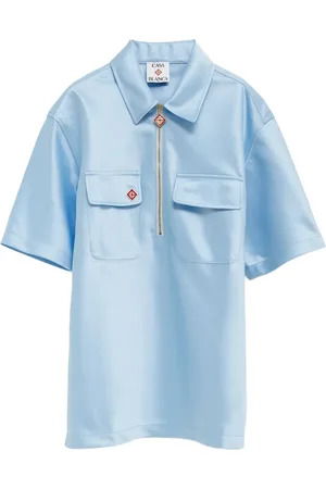 Casablanca Satin skjorte med lynlås