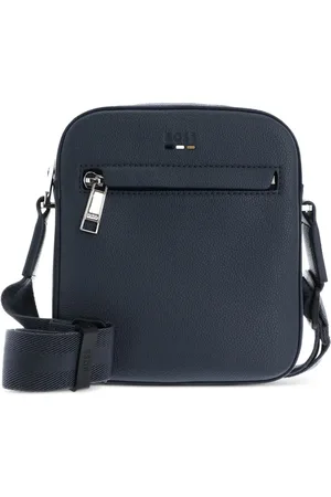 HUGO BOSS Messenger-taske med præget logo