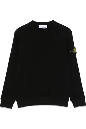 Stone Island Sweater med vaffeltekstur