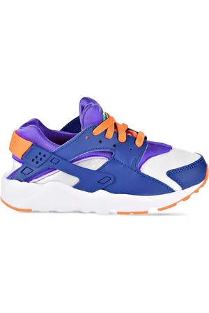 Nike Huarache Run PS White/Cone-Gym Blue sneakers