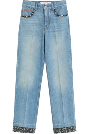 VALENTINO GARAVANI Jeans med blomstret detalje