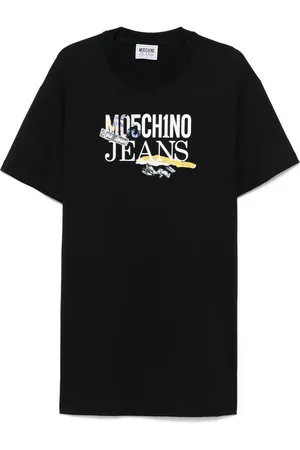 Moschino Kort kjole med logotryk