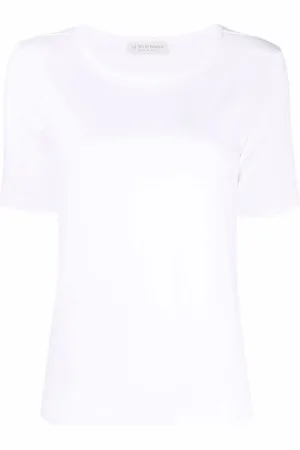 LE TRICOT PERUGIA T-shirt med dyb rund hals