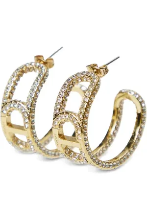 Twin-Set Krystalbesatte hoops