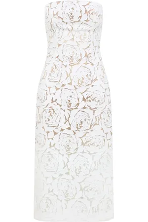 ERMANNO SCERVINO Kjole med blomstret blonder