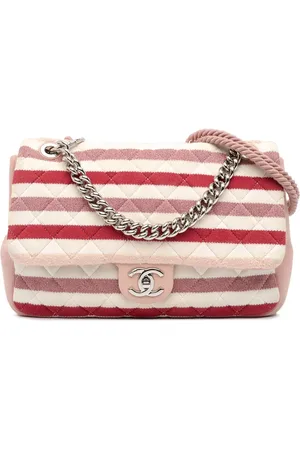 CHANEL Jumbo Stripe Flap satchel-taske fra 2018-2019