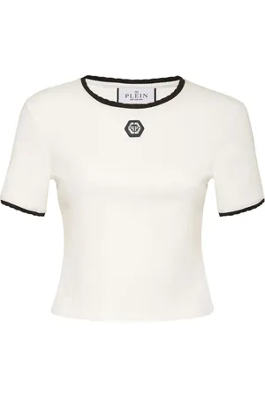 Philipp Plein T-shirt med logomærke