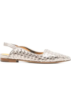MARA BINI Slingback-pumps med sammenvævet design