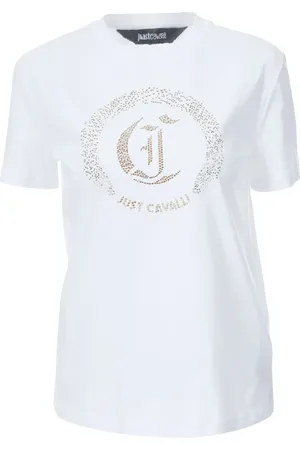 Roberto Cavalli T-shirt med logo