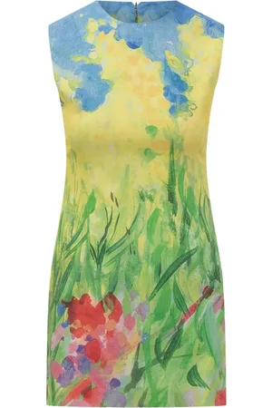 Msgm Kjole med blomstertryk