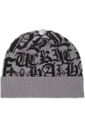 Philipp Plein Hue med logo i jacquard