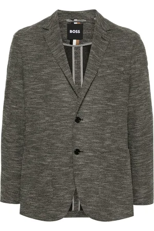 HUGO BOSS Blazer med mélange-effekt