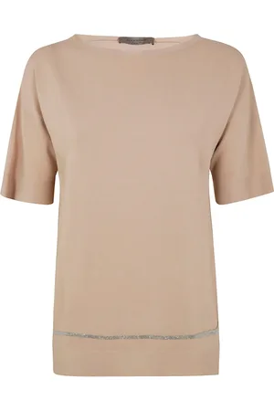 D.EXTERIOR Finstrikket T-shirt