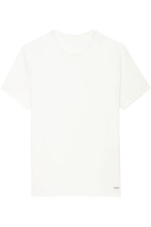 Zadig & Voltaire T-shirt i økologisk hør og bomuld