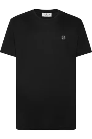 Philipp Plein T-shirt med logoapplikation