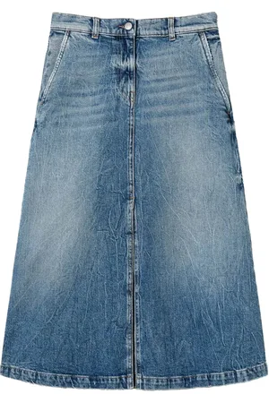 Twin-Set Mellemlang nederdel i denim
