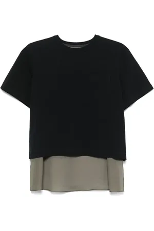 SACAI T-shirt med paneler