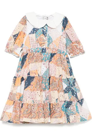 Etro Kjole med patchwork-tryk