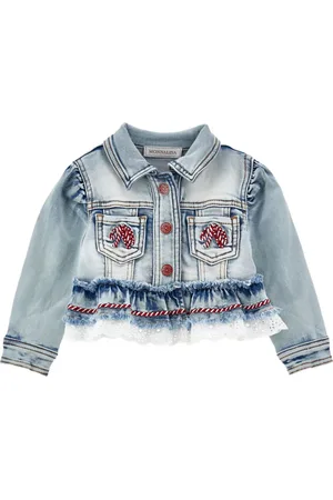 MONNALISA Cropped denimjakke