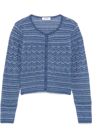 Sandro Glimmer-strikket cardigan