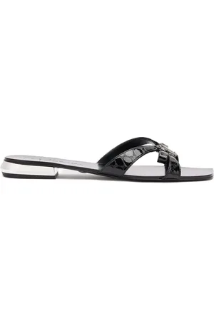 Roberto Cavalli Flade sandaler med udsmykning