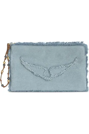 Zadig & Voltaire Clutch med frynsedetalje