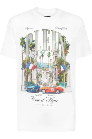 Philipp Plein T-shirt med Club De Course-tryk