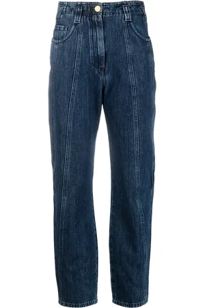 Alberta Ferretti Højtaljede jeans med lige ben
