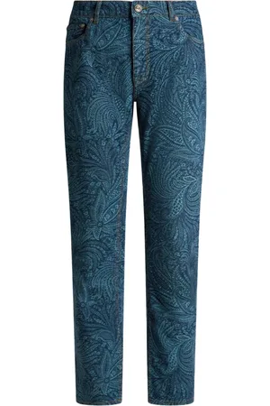 Etro Jeans i jacquard med lige ben