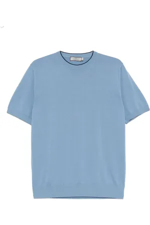 CANALI Finstrikket T-shirt