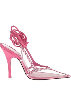 The Attico 100 mm Venus Chrome pumps