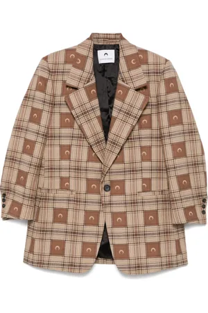 Marine Serre Moon-ternet blazer i jacquard