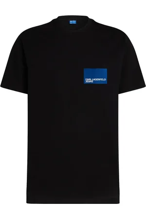 Karl Lagerfeld Kasseformet T-shirt med logo
