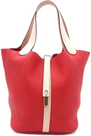 Hermès Tofarvet Clemence and Swift Picotin Lock 22 håndtaske fra 2016