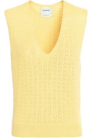 Barrie Kashmirtop med V-hals