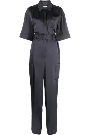 KRIZIA Kortærmet jumpsuit med lige ben