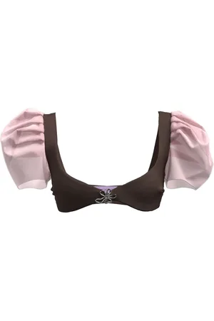 MACCAPANI Britney bh-top med pufærmer