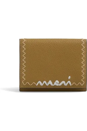 Marni Læderpung med logobroderi
