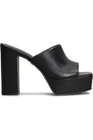 CARRANO 100mm mules i læder
