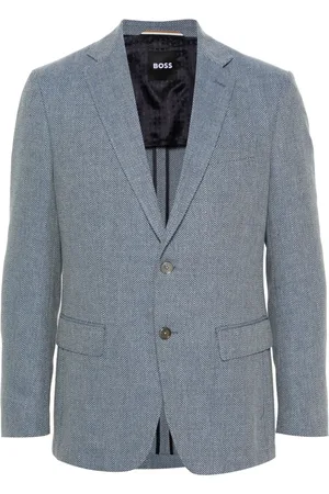 HUGO BOSS Blazer med chevron-mønster
