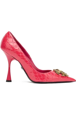 Roberto Cavalli Krokodilleprægede pumps med høj hæl