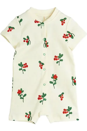 Mini Rodini Babydragt med blomstertryk