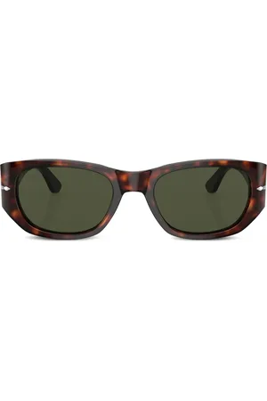 Persol Solbriller med ovalt stel og skildpaddeeffekt