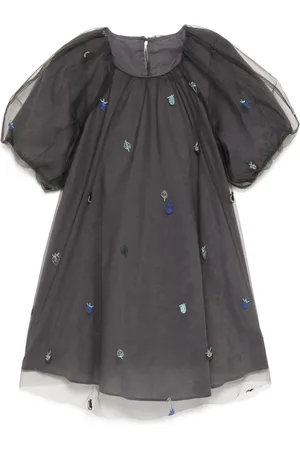 JNBY by JNBY Oversize kjole med broderi